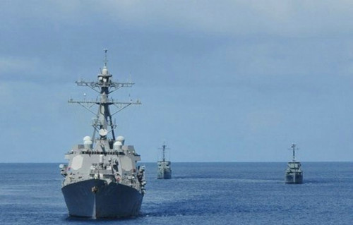 美軍艦闖入中國南海最新消息封海，局勢分析及對策探討，南海局勢緊張升級，美軍艦闖入與封海動態(tài)分析及對策探討